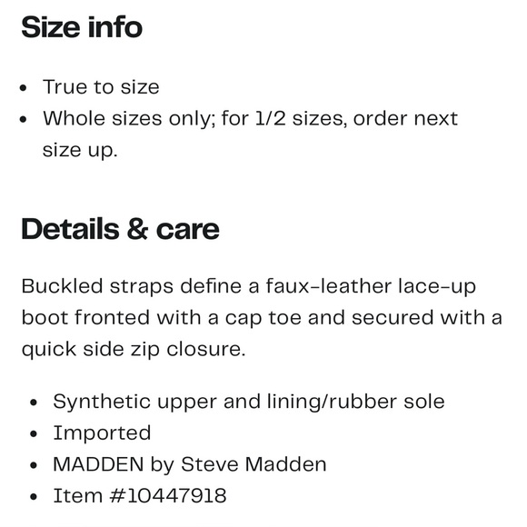 Steve Madden Men’s Truman Buckle Boot- Size 10 - Picture 5 of 7